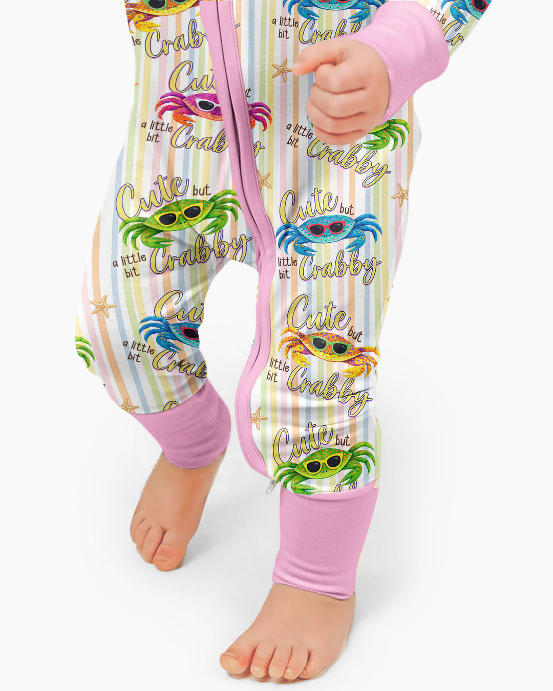 Gerippte Babykleidung mit individuellem Foto - Weich &amp; Skizzenhaft