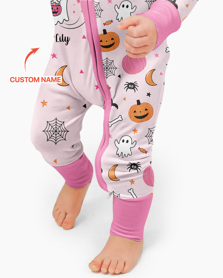 Custom Name Mommy's Lil' Boo Bamboo Convertible Zippy