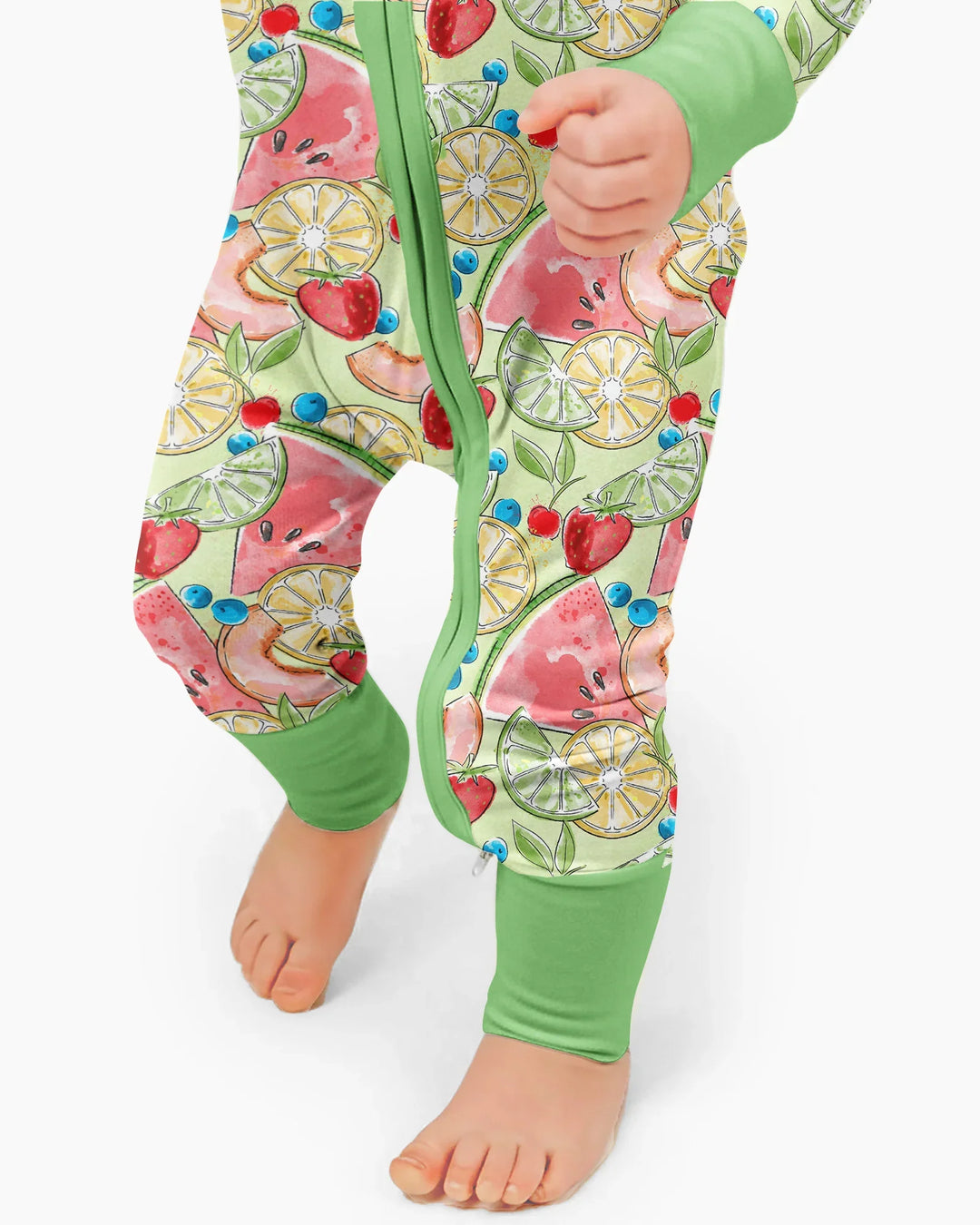 Sweet Summer Fruits Family Matching Bamboo Convertible Zippy