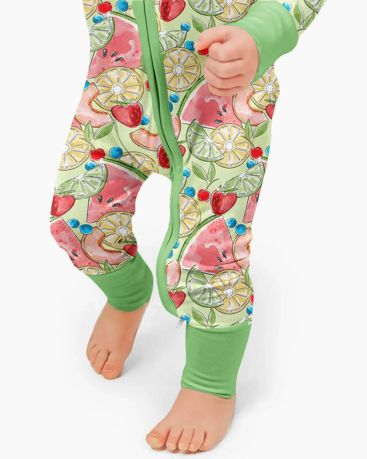 Sweet Summer Fruits Family Matching Bamboo Convertible Zippy