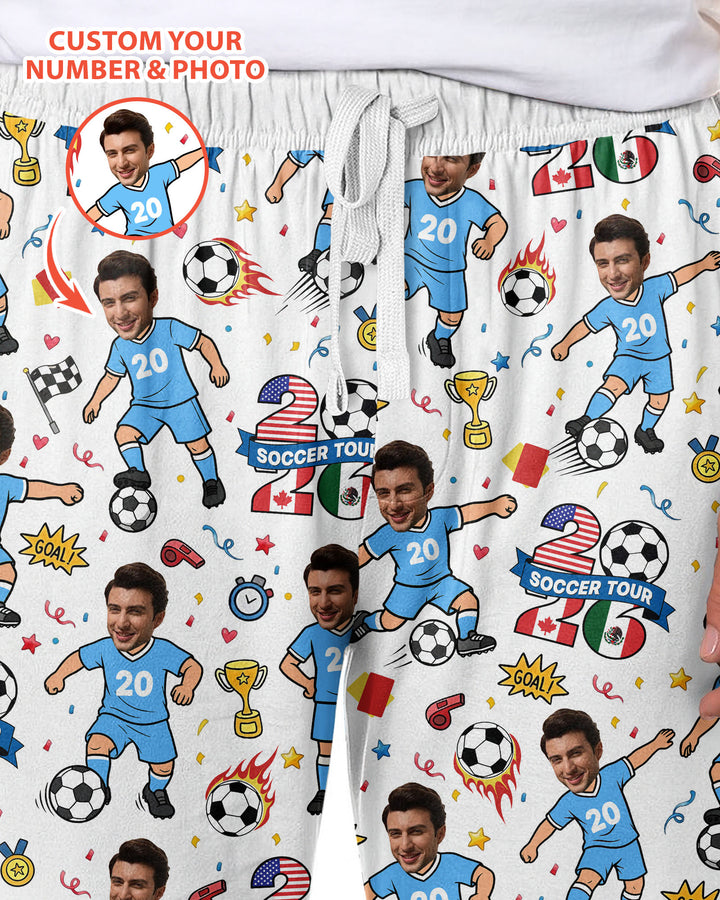 Soccer Tour 2026 Best Player Bamboo Men's Pajama Set