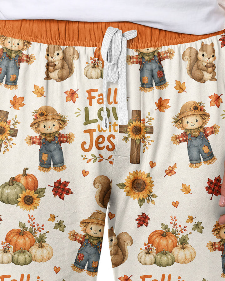 Fall For Jesus Bamboo Men's Pajama Set