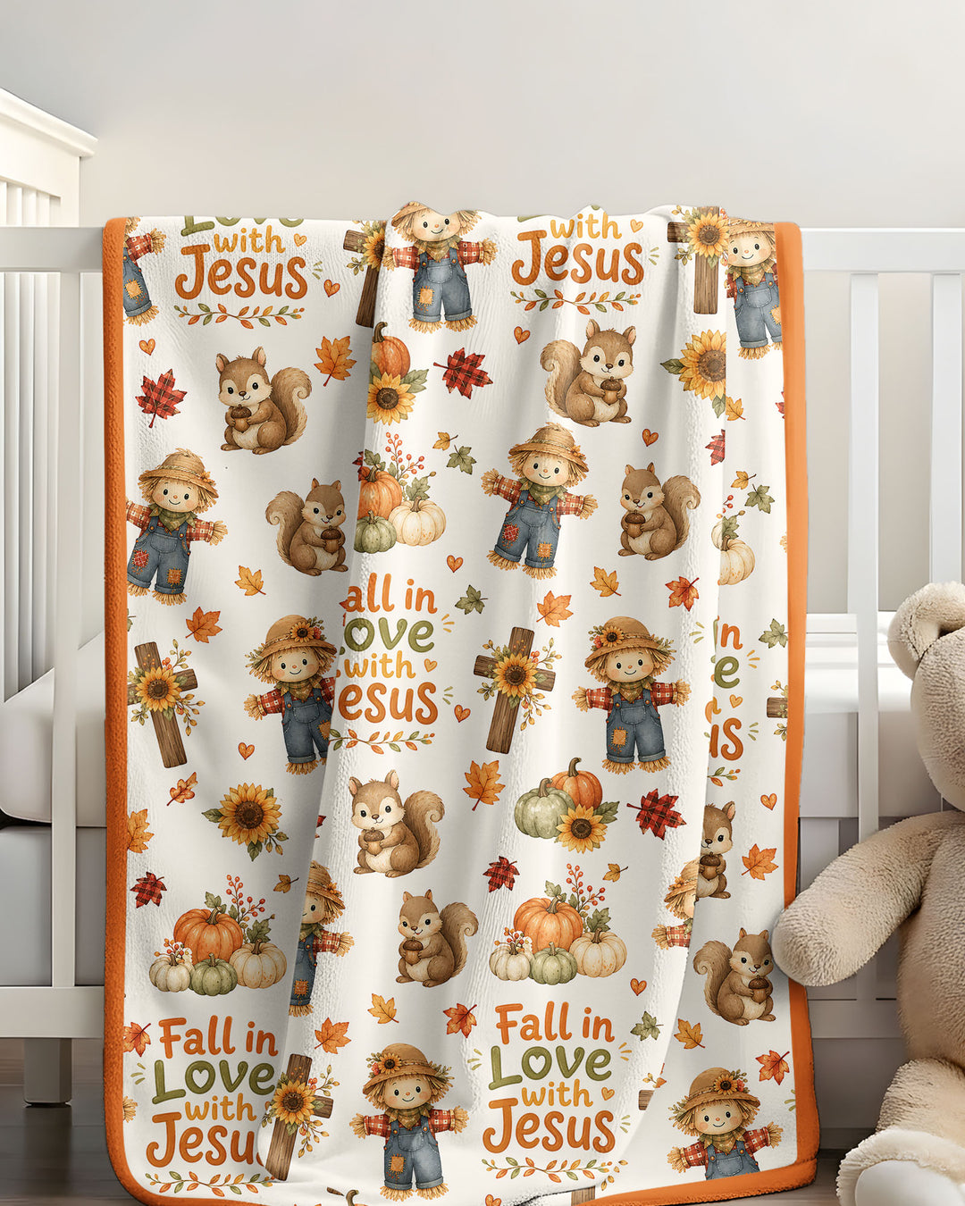 Fall For Jesus Bamboo Blanket