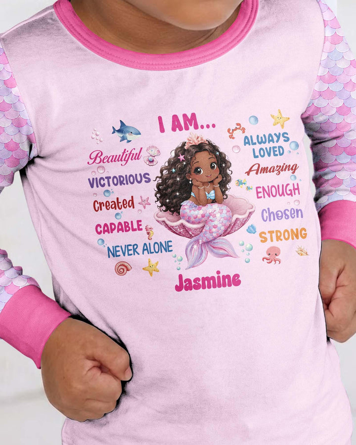 Conjunto de pijama de dos piezas de bambú con mangas largas, plantilla PERSONALIZADA