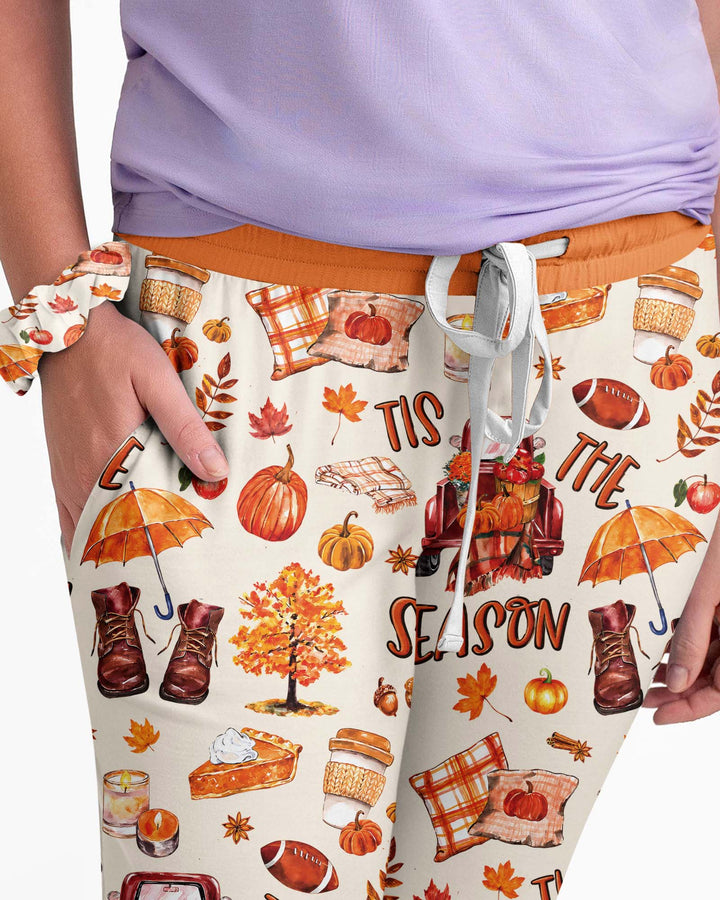 Plantilla de conjunto de pijama de mujer de bambú
