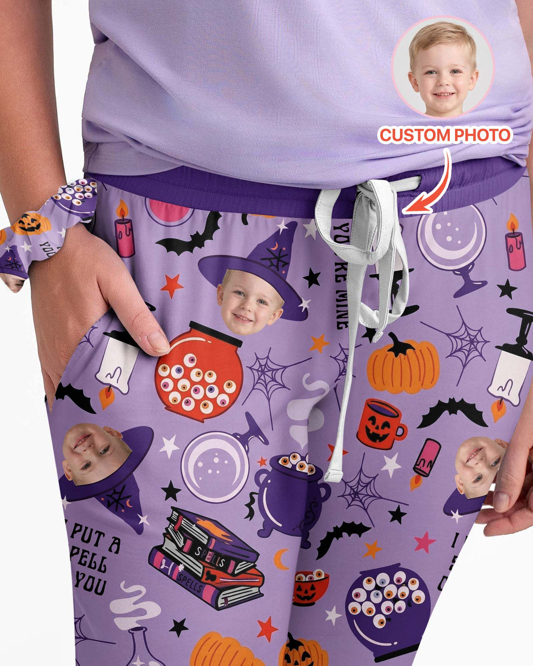 Halloween Little Witch Bamboo Women Pajama Set
