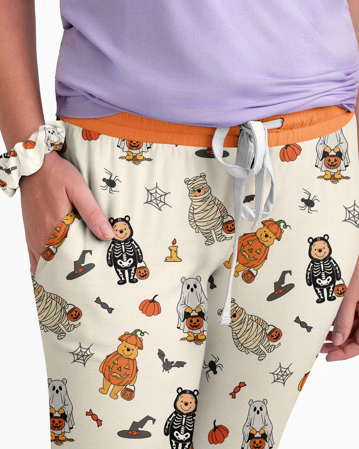 Plantilla de conjunto de pijama de mujer de bambú
