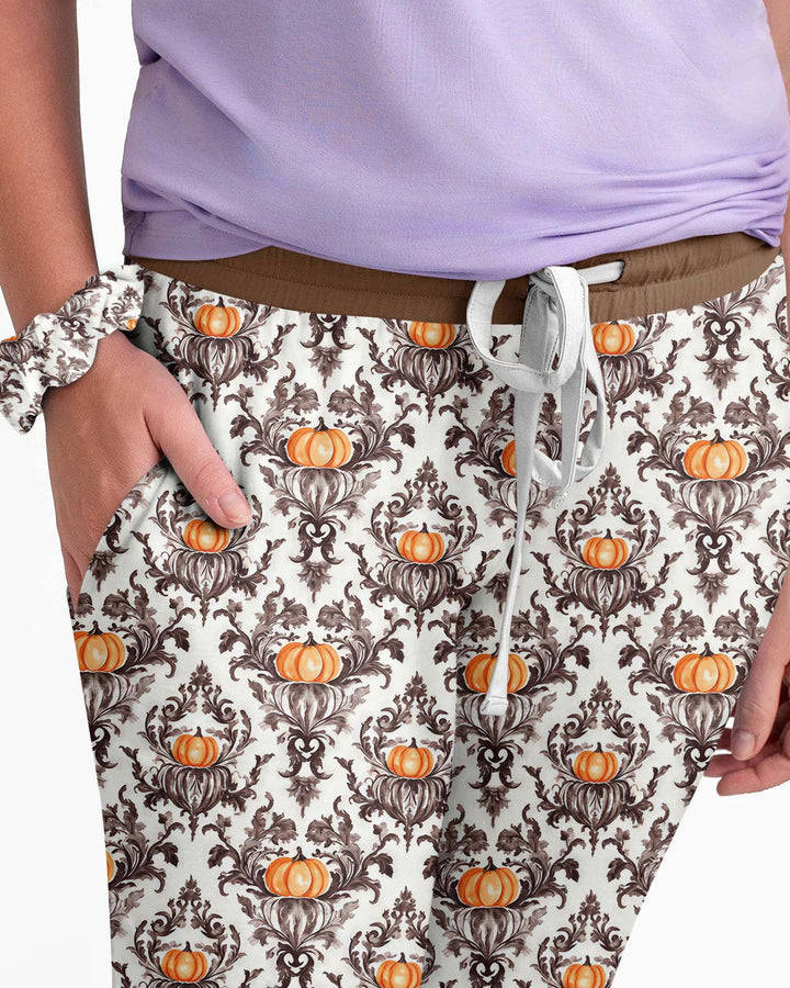 Plantilla de conjunto de pijama de mujer de bambú