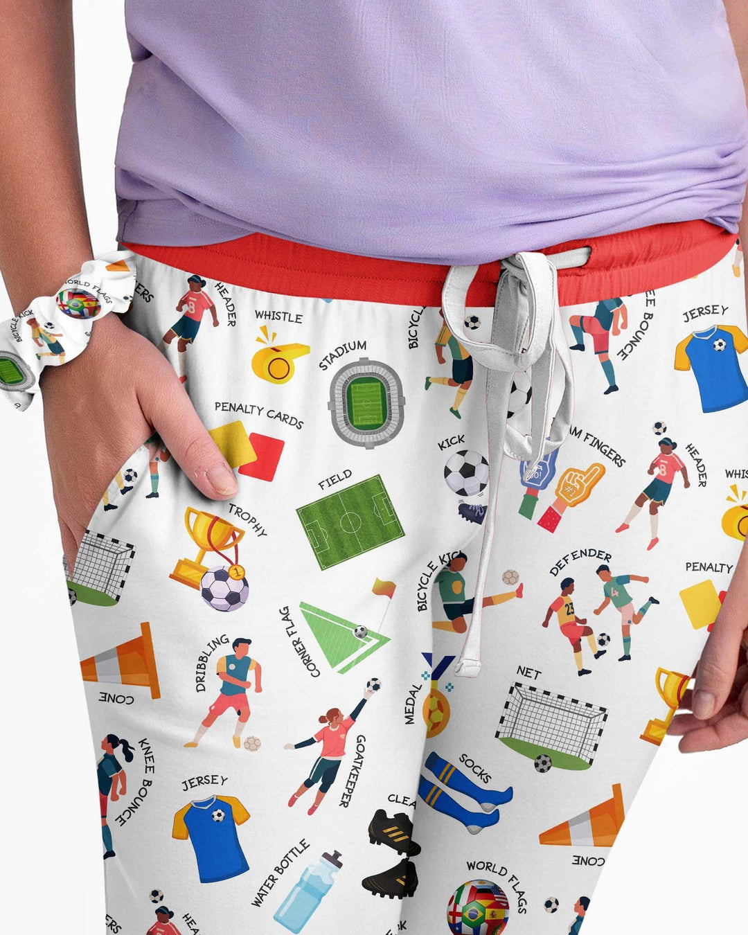 Plantilla de conjunto de pijama de mujer de bambú