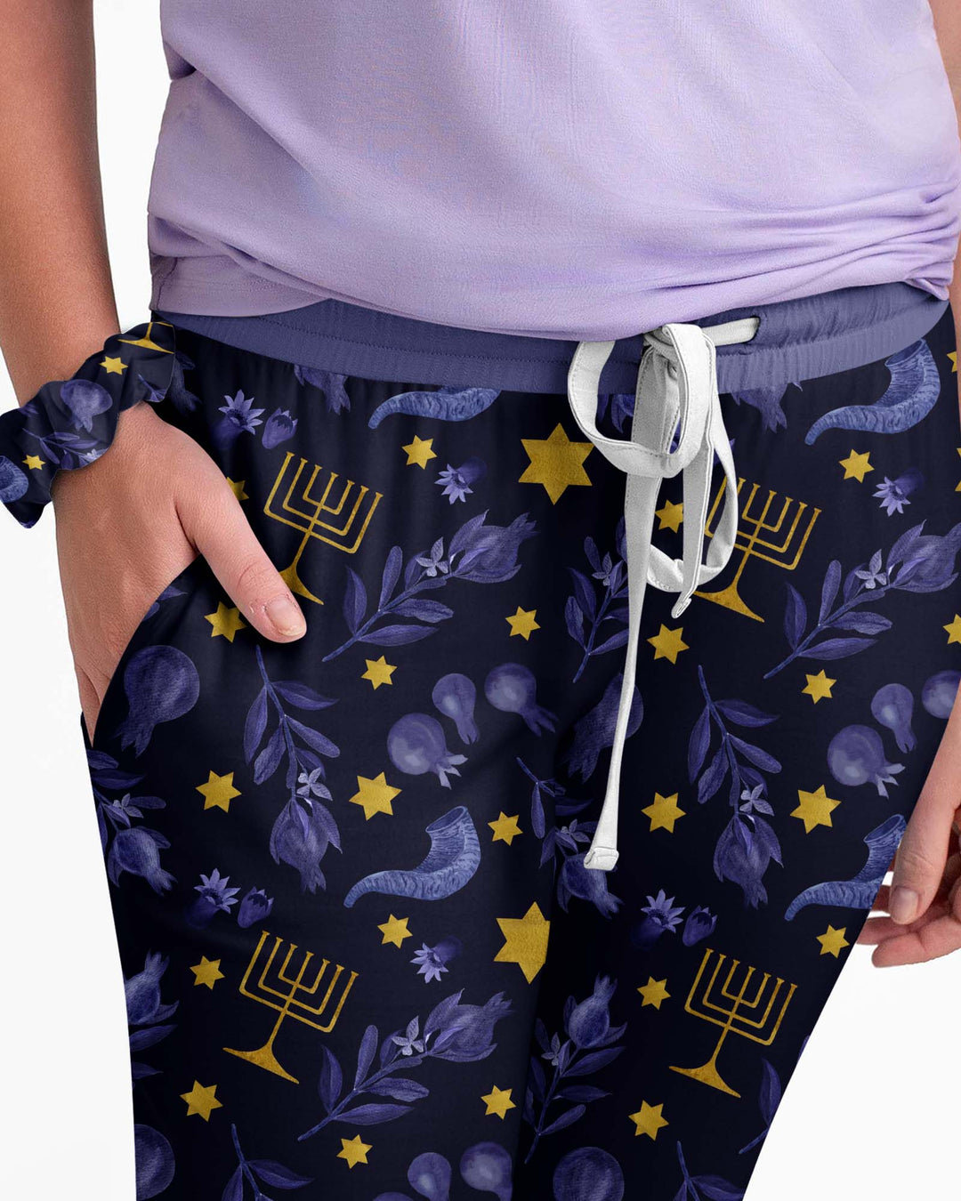 Rosh Hashanah Night Family Matching Bamboo Women Pajama Set