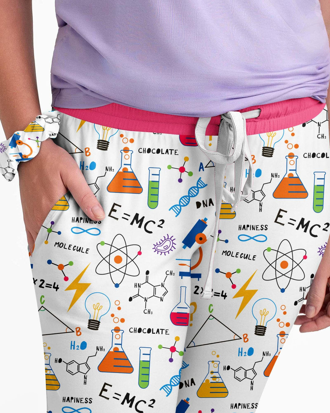 Science Explorer Family Matching Bamboo Women Pajama Set