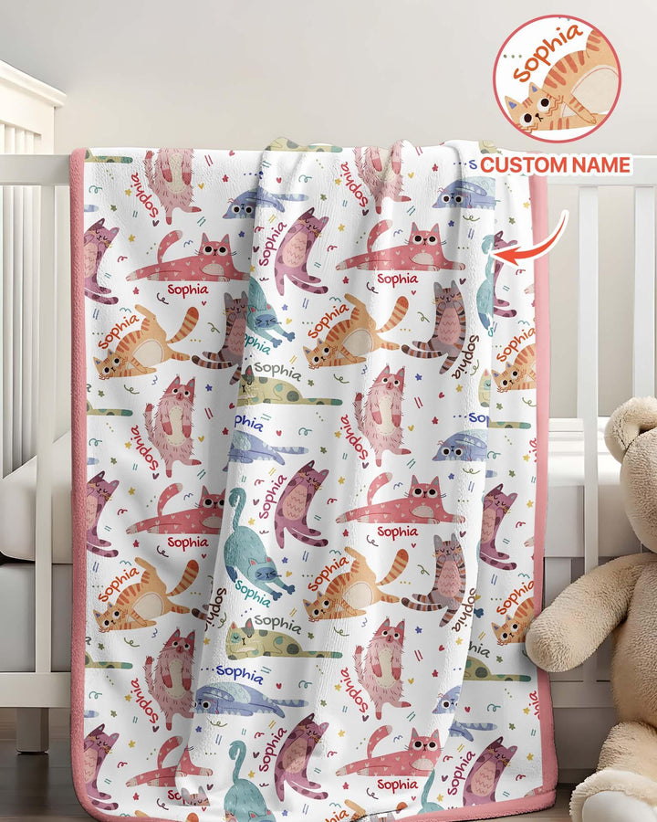 Cat Nap Crew Bamboo Blanket