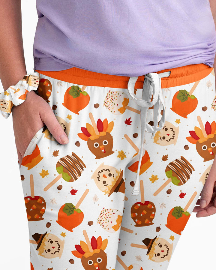 Plantilla de conjunto de pijama de mujer de bambú