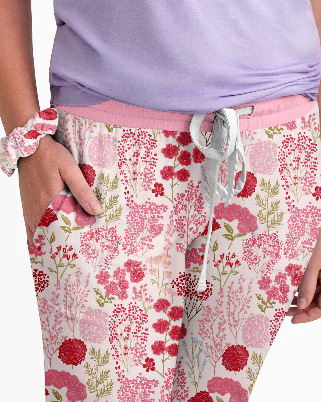 Blushing Wildflowers Bamboo Women Pajama Set