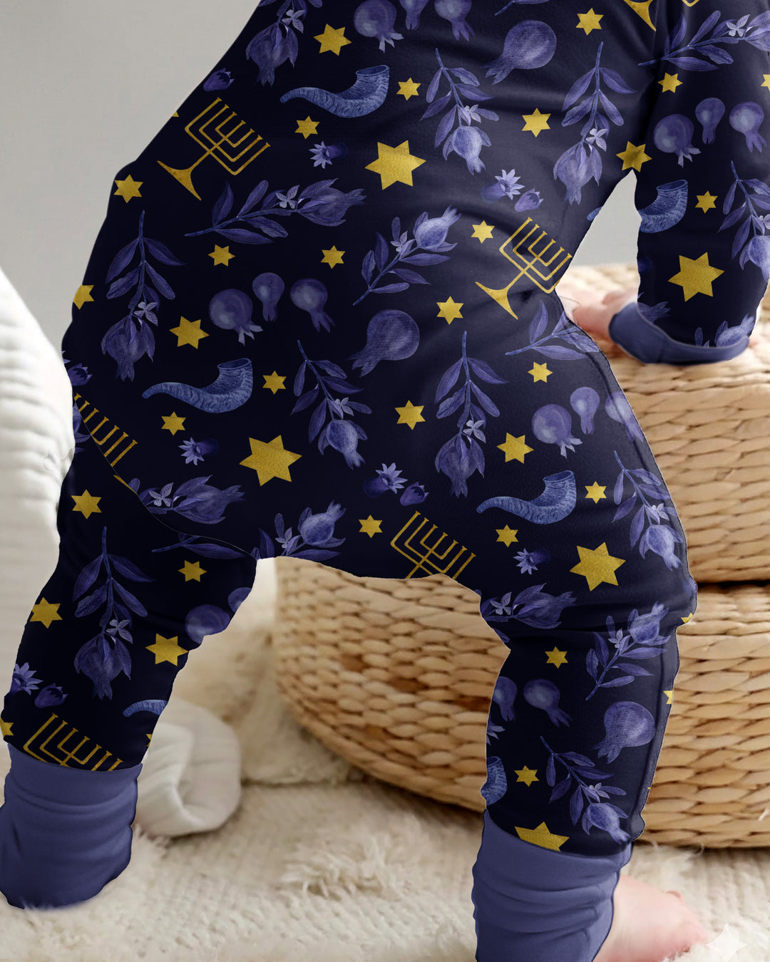Gerippte Babykleidung mit individuellem Foto - Weich &amp; Skizzenhaft