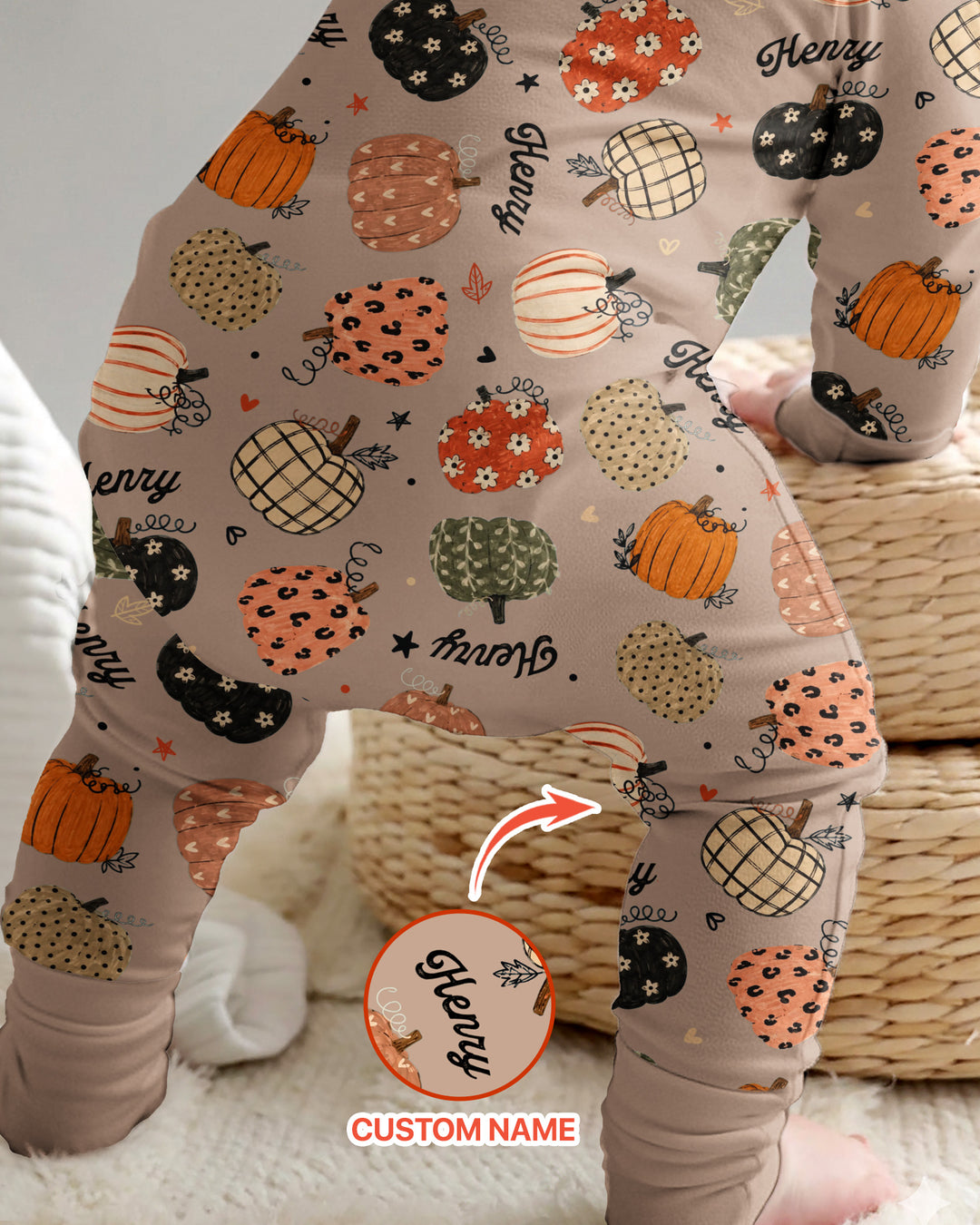 Gerippte Babykleidung mit individuellem Foto - Weich &amp; Skizzenhaft