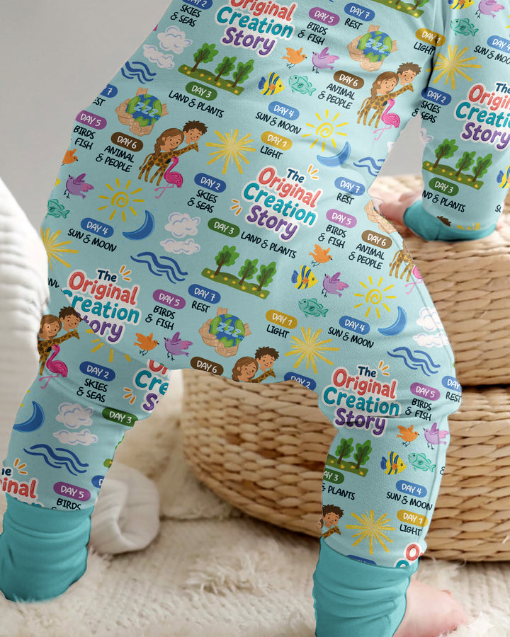 The Seven Days Of Creation Story Bamboo Convertible Zippy