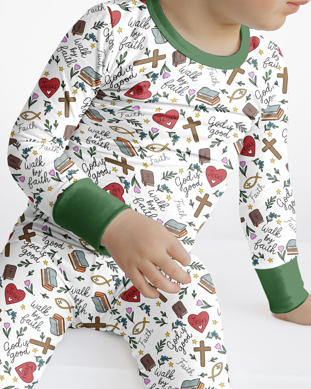 Conjunto de pijama de dos piezas de bambú con mangas largas, plantilla PERSONALIZADA