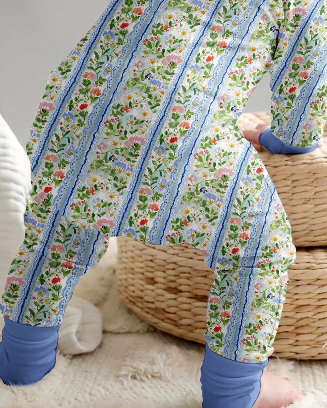 Paste Floral Girl Bamboo Convertible Zippy