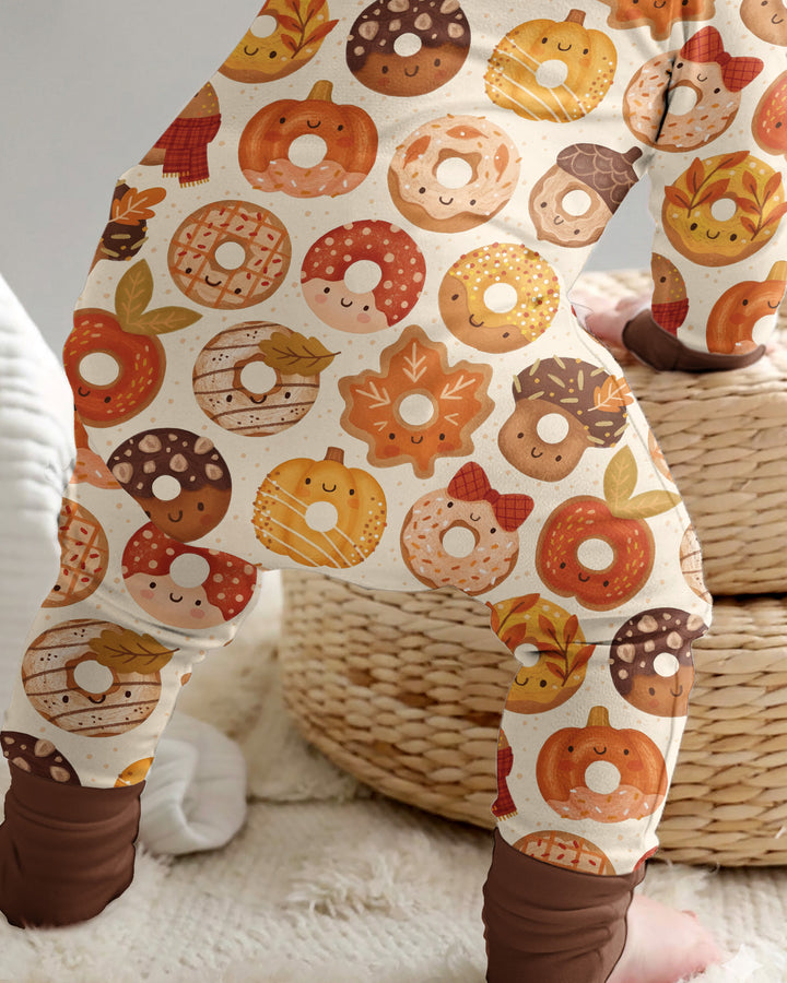 Cute Autumn Donut Bamboo Convertible Zippy