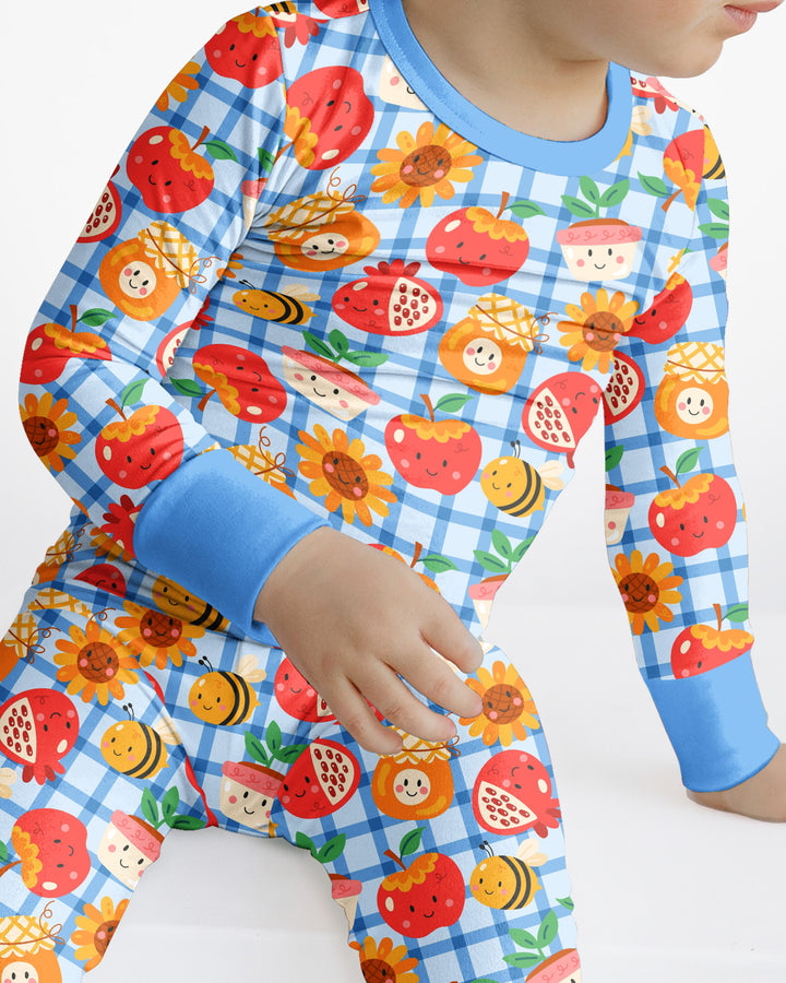 Sweet New Year Bamboo Two Piece Long Sleeve Pajama Set