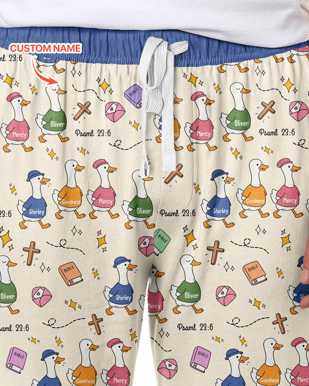 Psalm 23:6 Matching Family Bamboo Men's Pajama Set