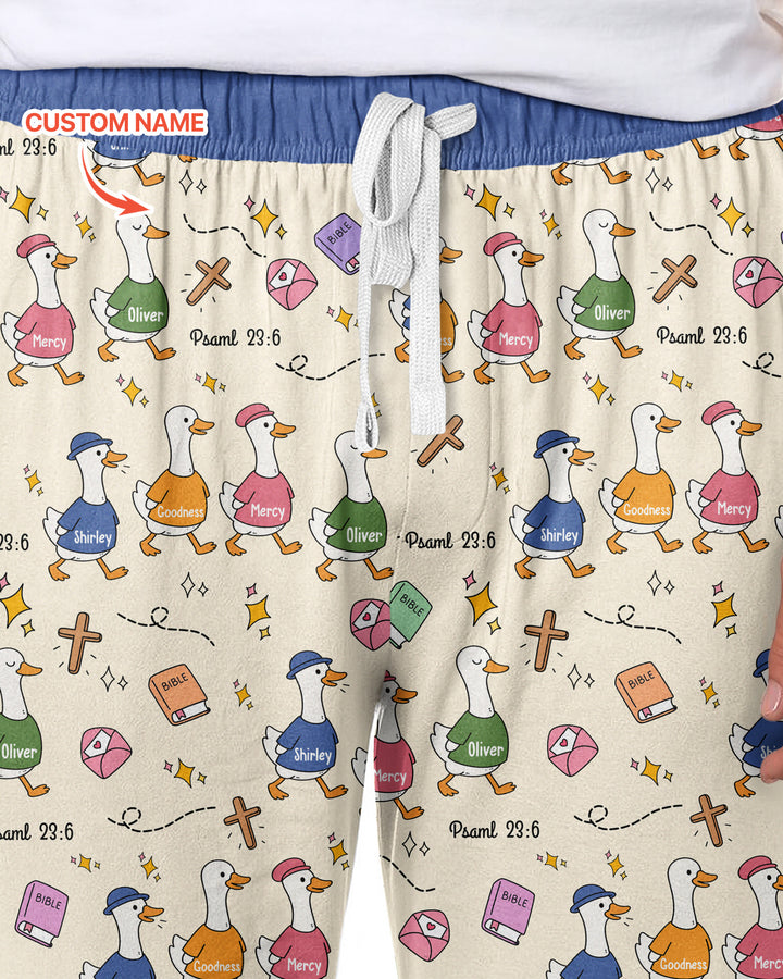 Psalm 23:6 Matching Family Bamboo Men's Pajama Set