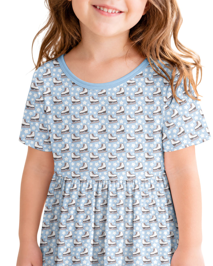 Ice Skating Bamboo Twirl Dress