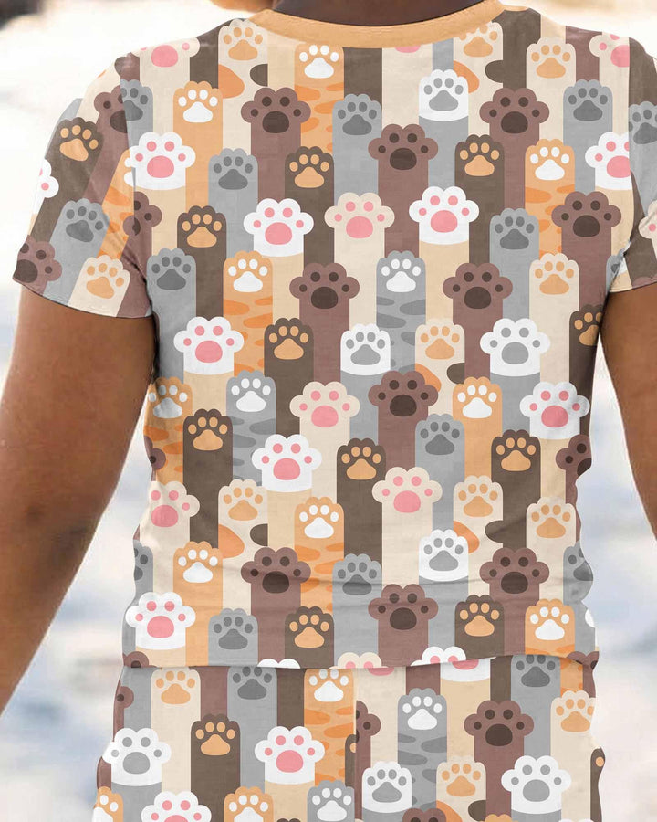 Grabby Paws Bamboo Two Piece Short Sleeve Pajama Set