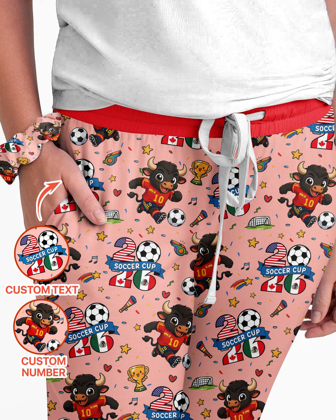 Plantilla de conjunto de pijama de mujer de bambú