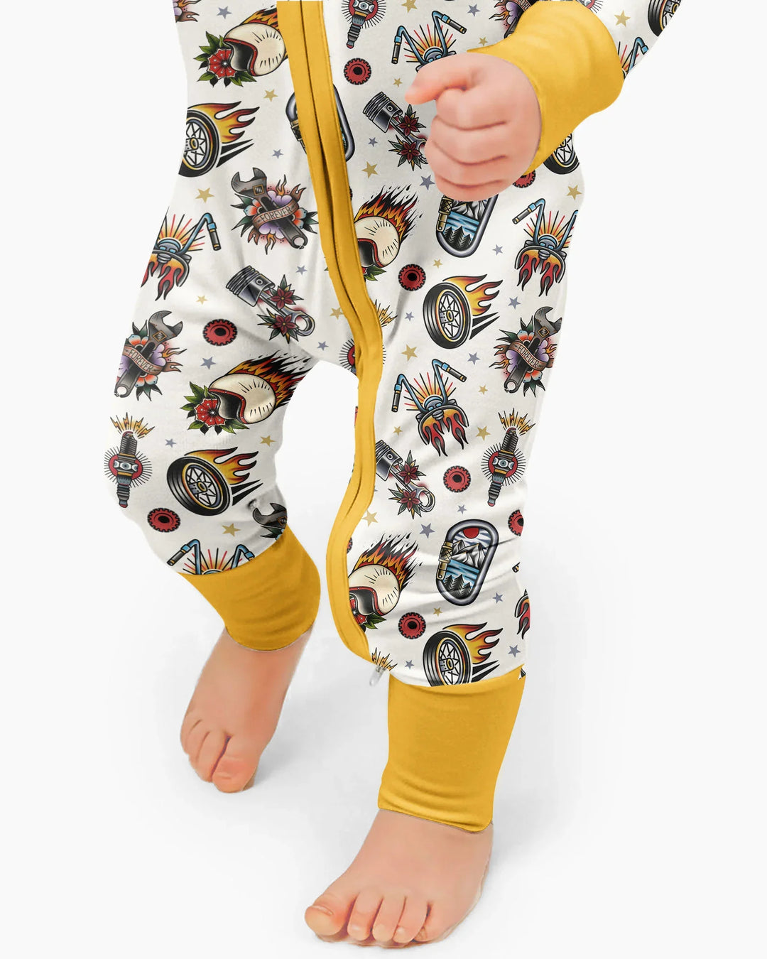 Born to Ride Together Family Matching Bamboo Convertible Zippy