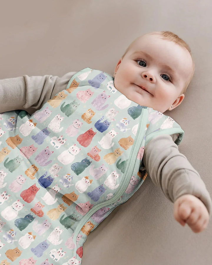 Enchanted Happy Kitty Family Matching Bamboo Sleep Bag