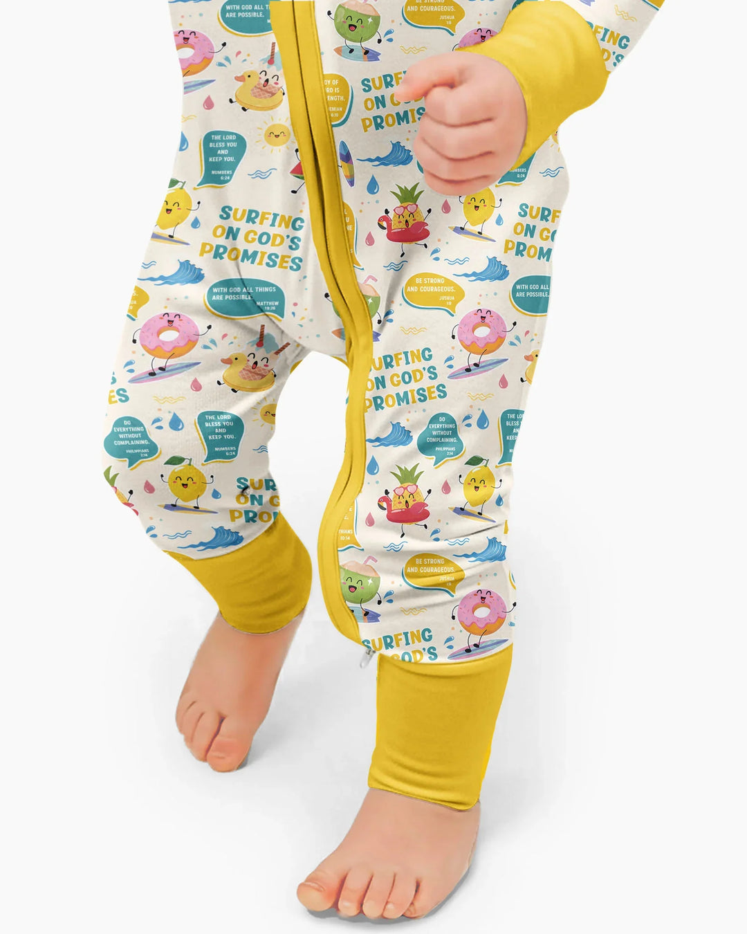 Summer Fruits Surfing On God's Promises Bamboo Convertible Zippy