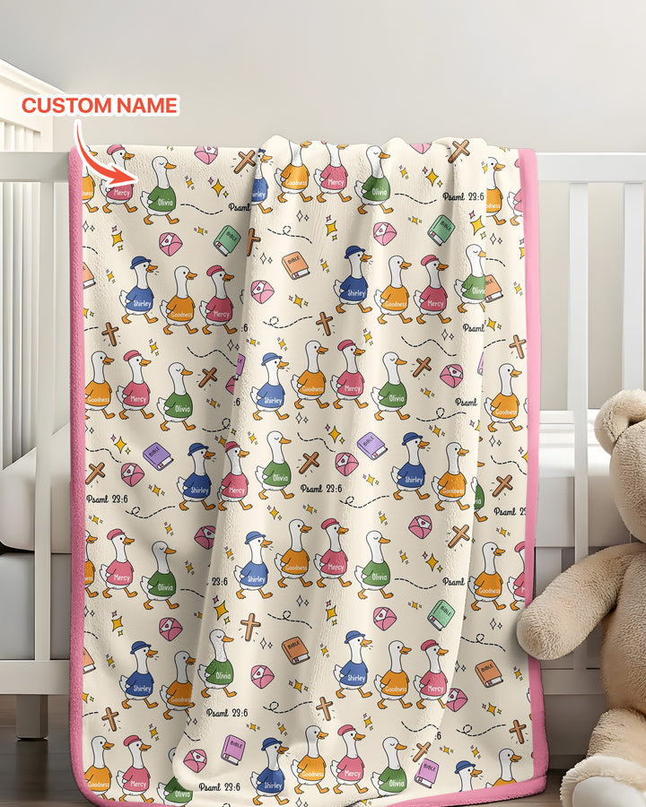 Psalm 23:6 Matching Family Bamboo Blanket