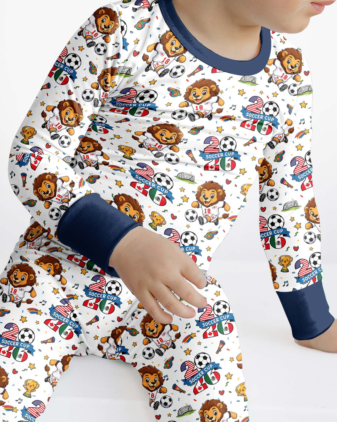 Conjunto de pijama de dos piezas de bambú con mangas largas, plantilla PERSONALIZADA