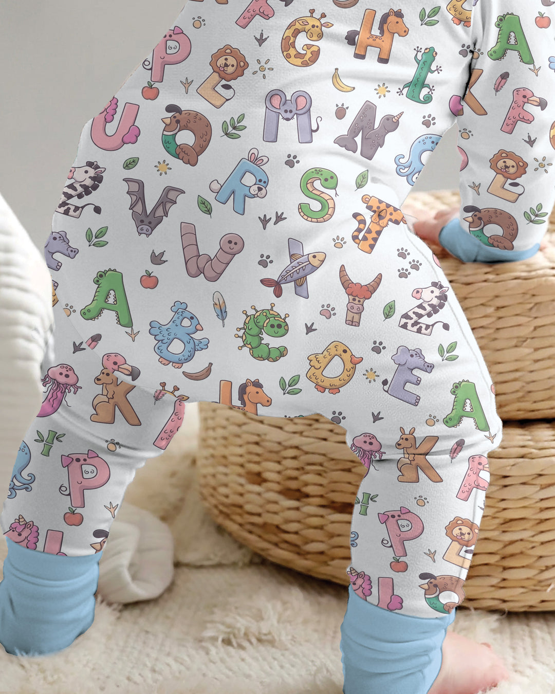 Animals Alphabet Bamboo Convertible Zippy