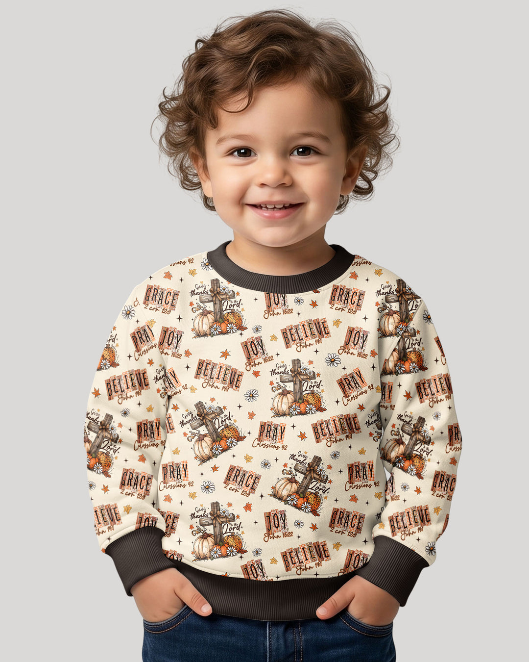 Sweatshirt mit Rundhalsausschnitt aus Bambusfaser