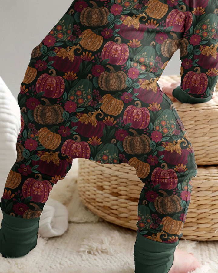 Velvet Pumpkins Bamboo Convertible Zippy