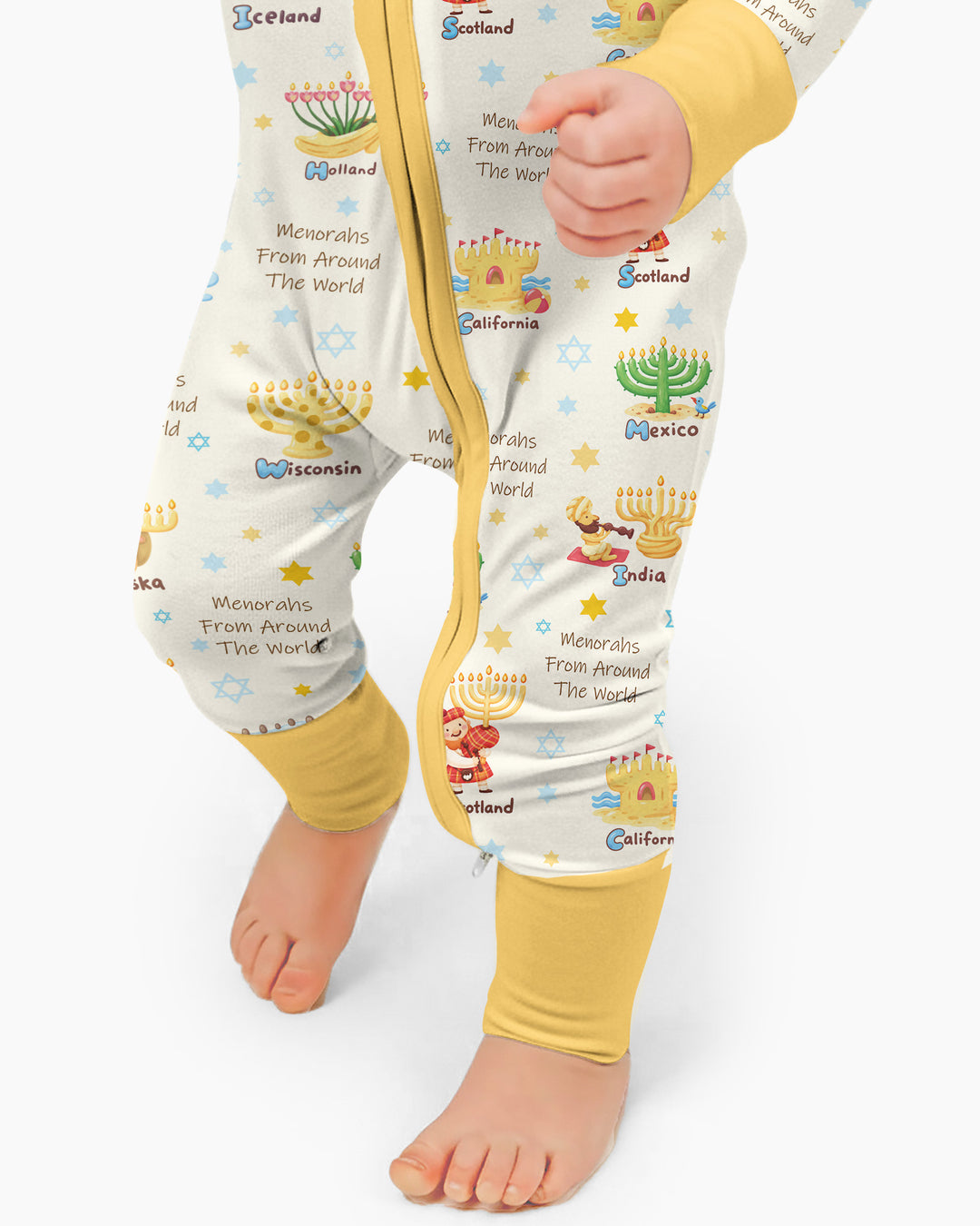 Menorahs From Around The World Bamboo Convertible Zippy