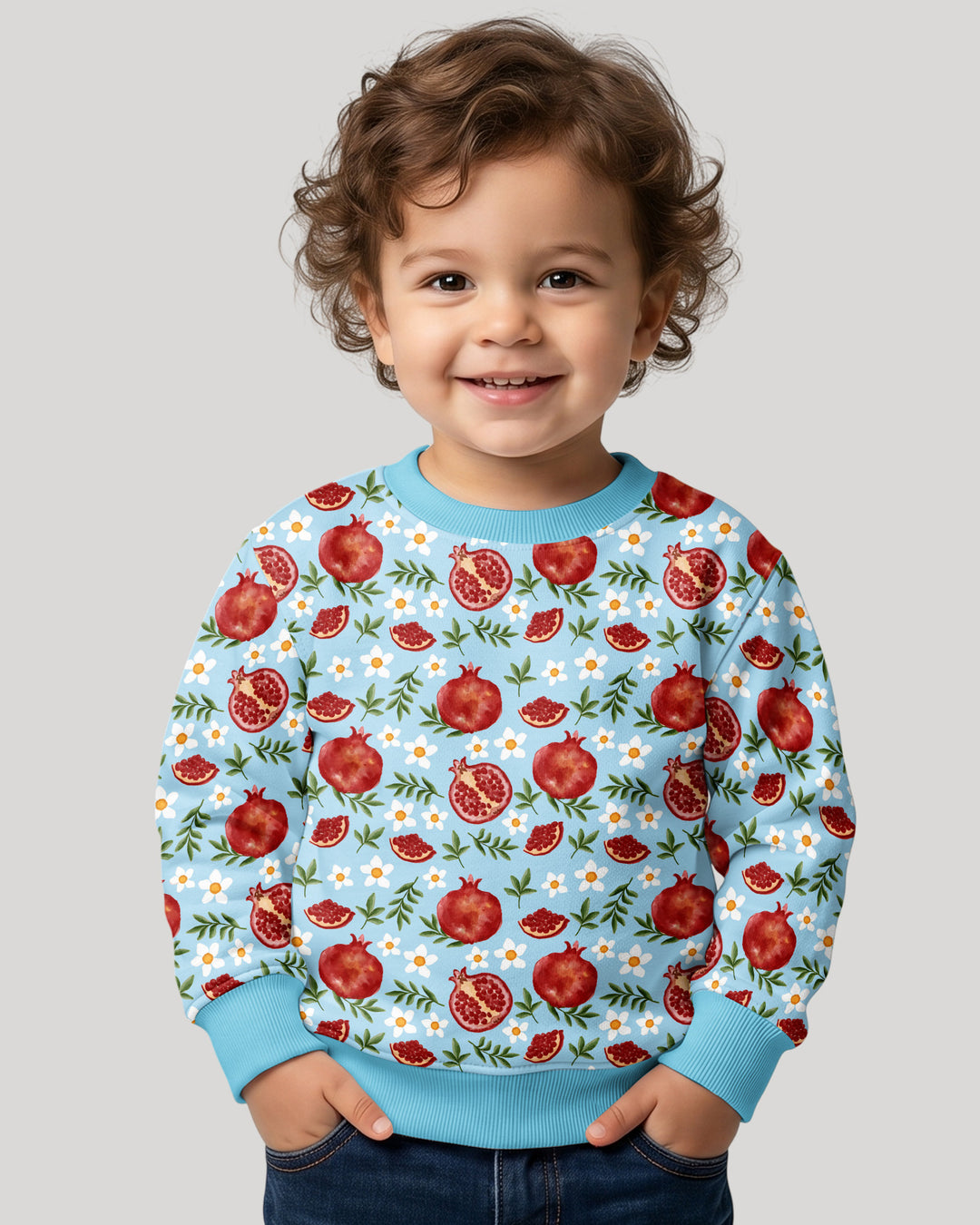 Sudadera de cuello redondo Bamboo Template
