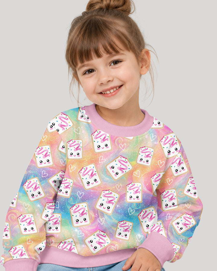 Kawaii Sprinkle Pastry Bamboo Crewneck Sweatshirt