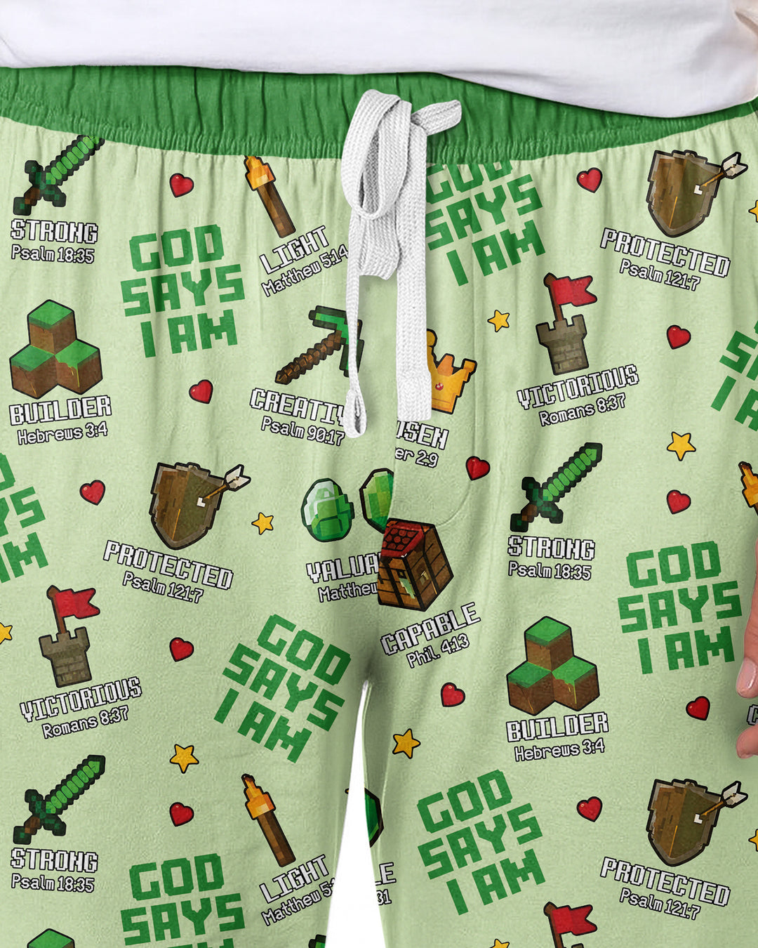 Christian Gamer Bamboo Men's Pajama Set