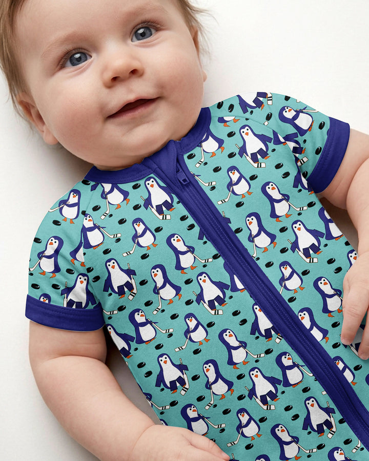 Penguin Hockey Bamboo Shorty Zippy