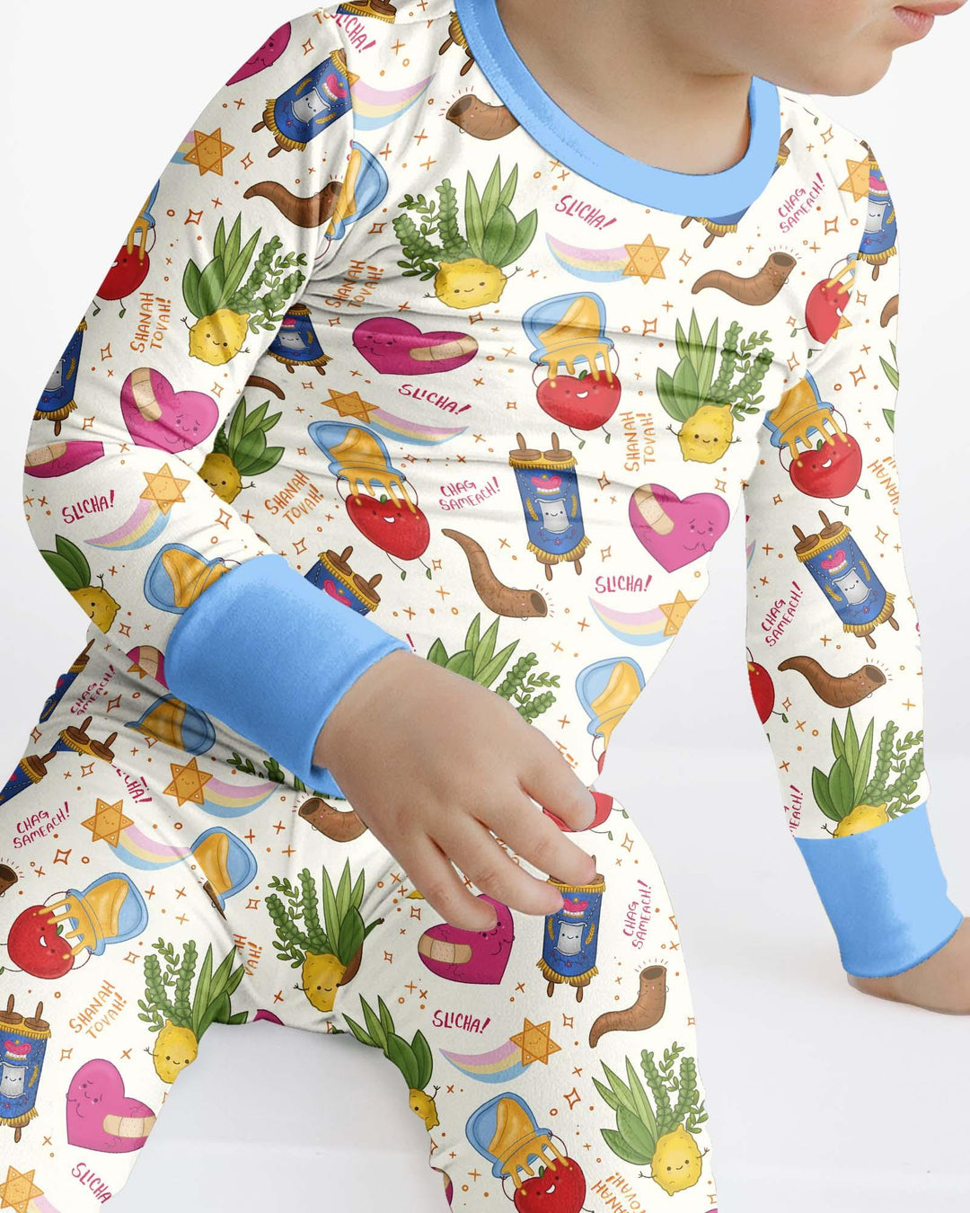 Conjunto de pijama de dos piezas de bambú de manga larga