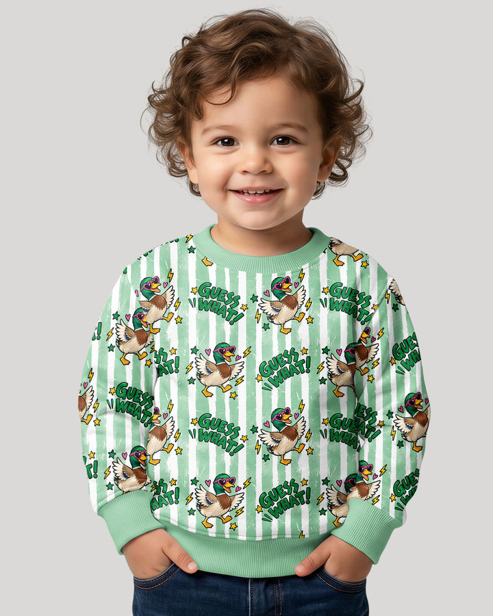 Guess What Mallard Butt Bamboo Crewneck Sweatshirt
