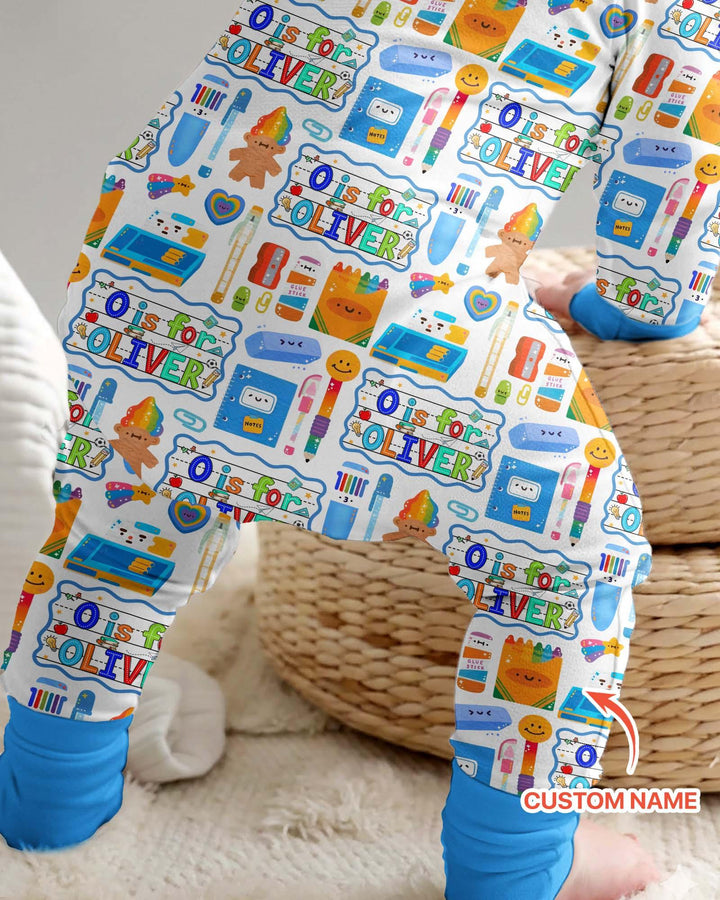 Gerippte Babykleidung mit individuellem Foto - Weich &amp; Skizzenhaft