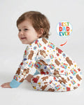 Best Daddy Bear Ever Family Matching Bamboo Convertible Zippy