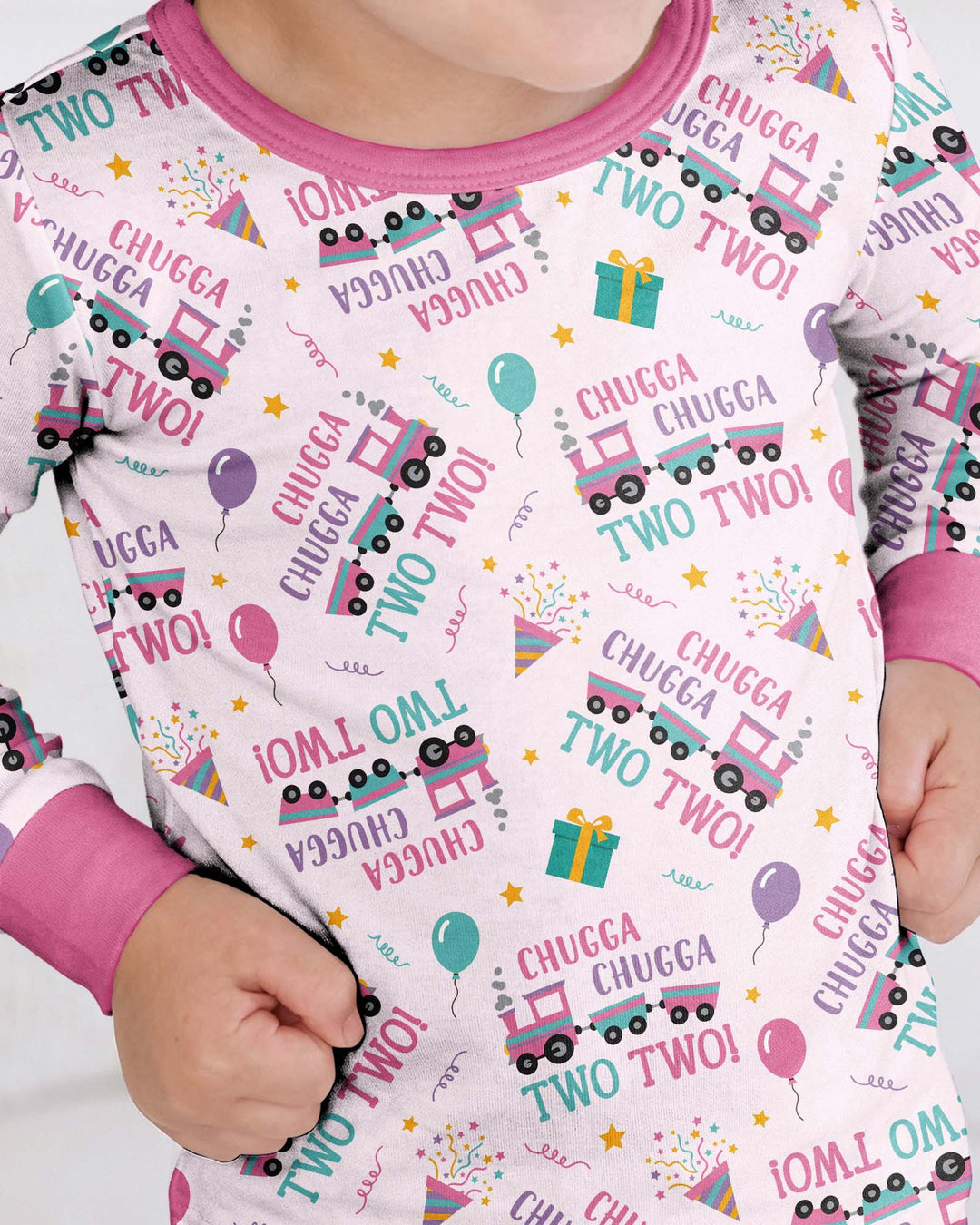 Chugga Chugga Two Bamboo Two Piece Long Sleeve Pajama Set