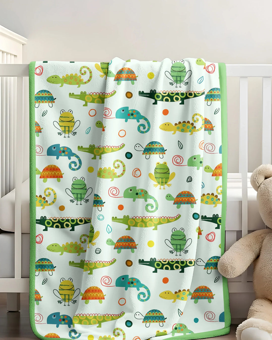 Swamp Buddies Bamboo Blanket