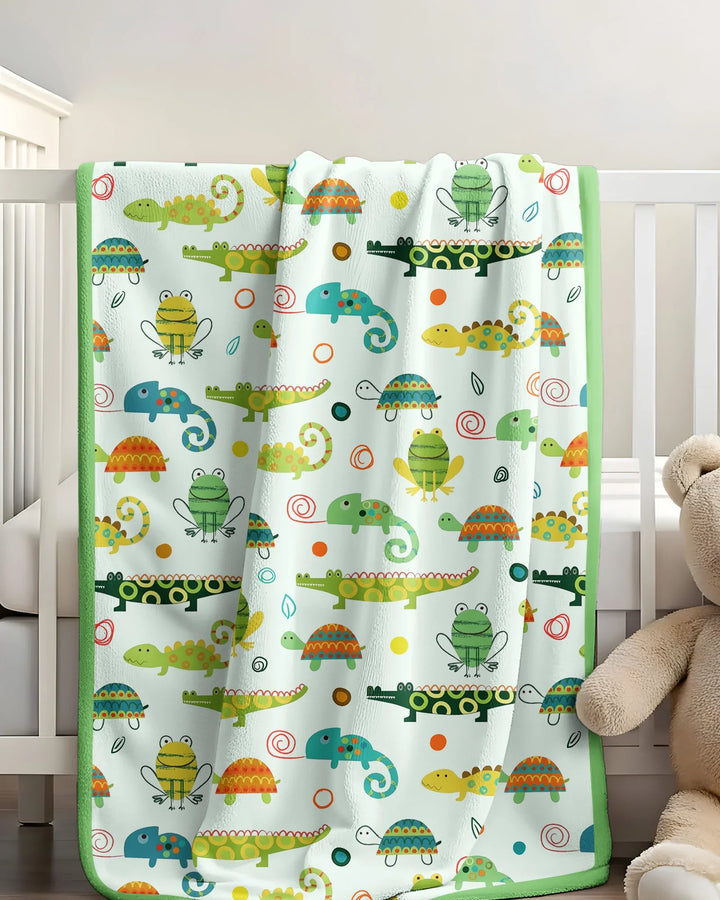Swamp Buddies Bamboo Blanket